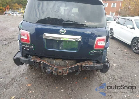 2017 Nissan Armada Platinum z USA, uszkodzony, nr VIN JN8AY2NC8H9502844